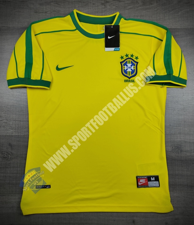 Retro Brazil Home FIFA World Cup 1998_1