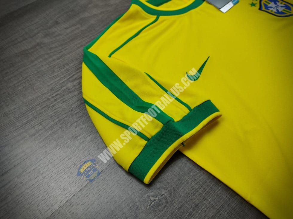 Retro Brazil Home FIFA World Cup 1998_3