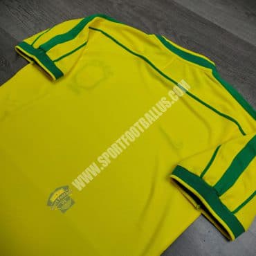 Retro Brazil Home FIFA World Cup 1998_6