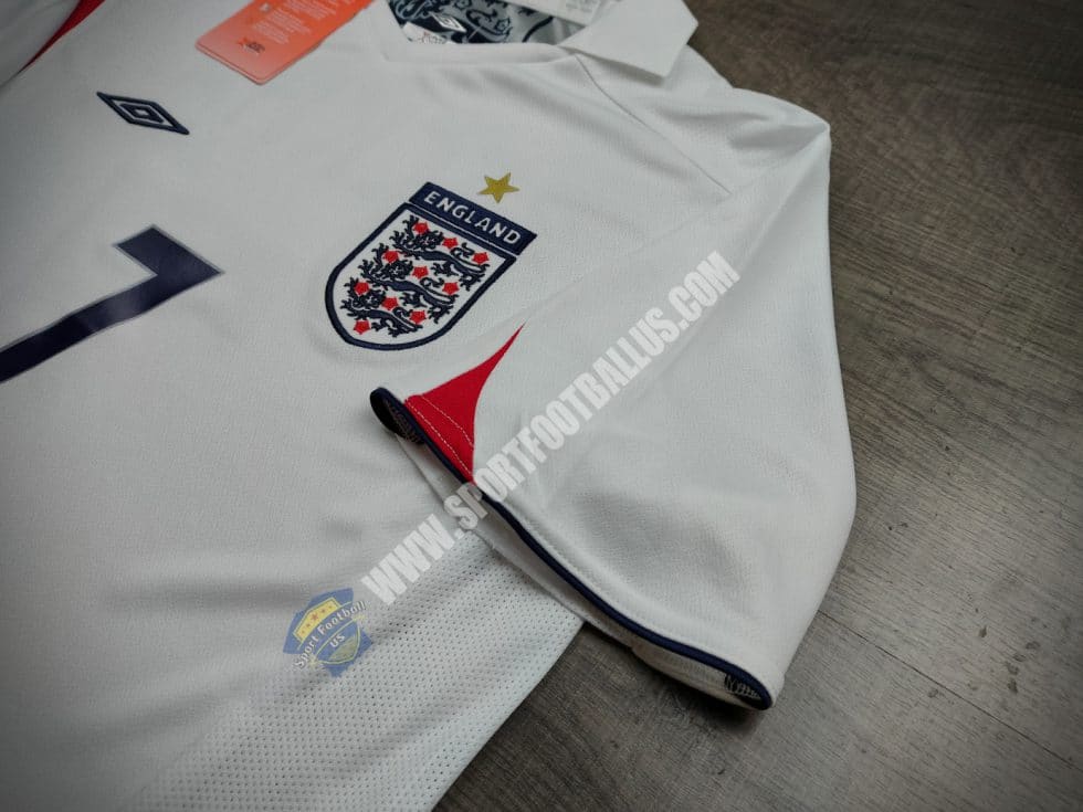 Retro England Home FIFA World Cup 2006 7 BECKHAM_4