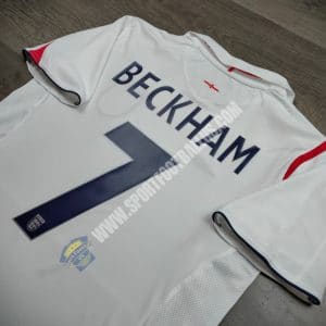 Retro England Home FIFA World Cup 2006 7 BECKHAM_6