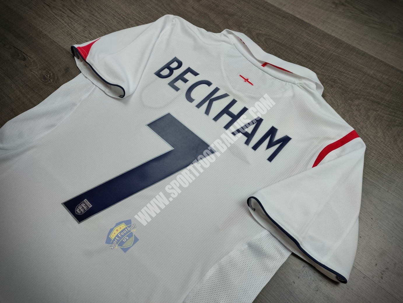 Retro England Home FIFA World Cup 2006 7 BECKHAM_6