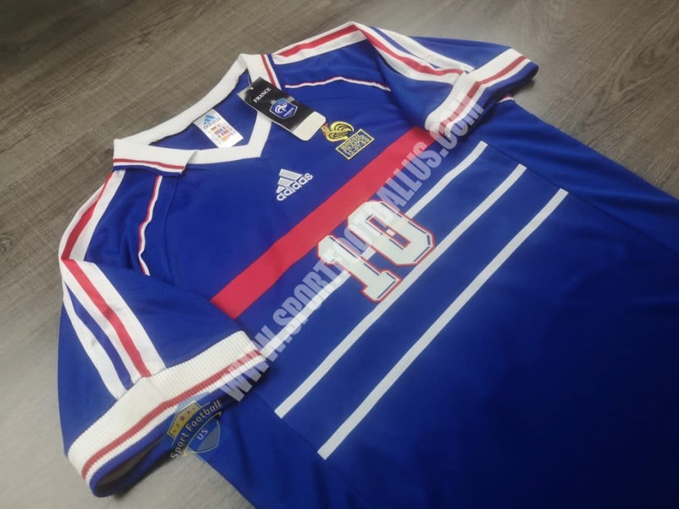 Retro France Home Champ Worldcup 1998 10 ZIDANE_02