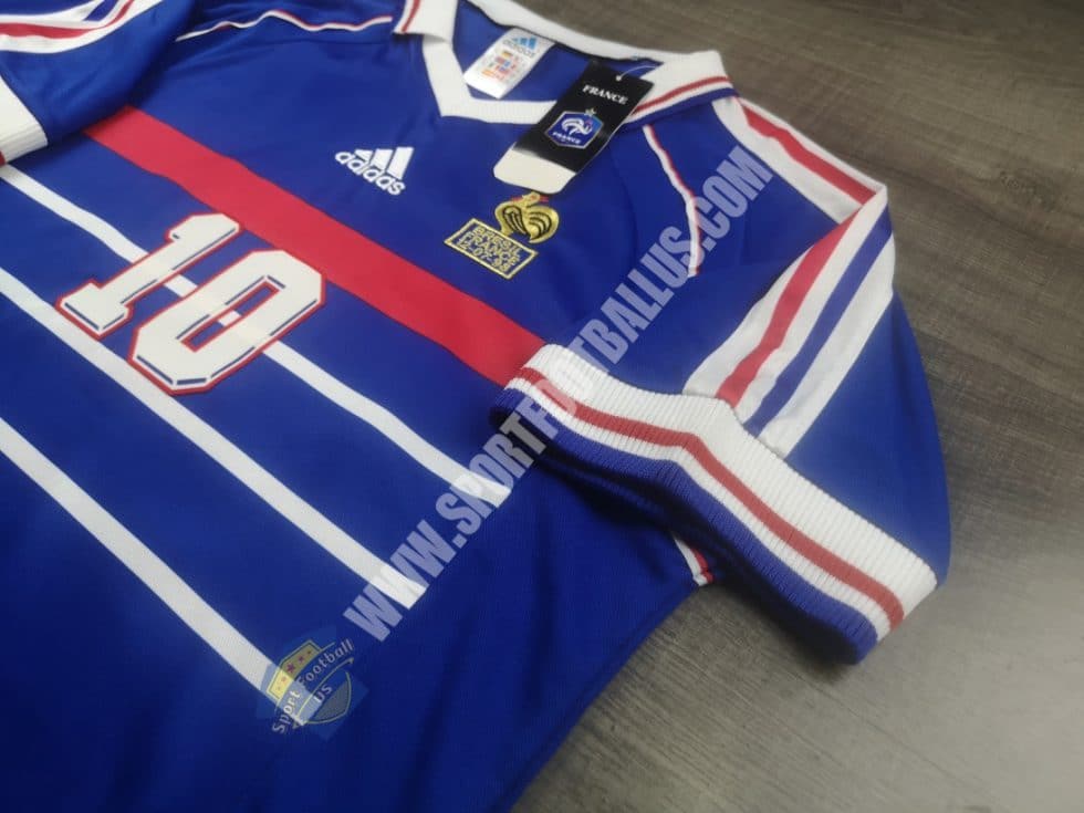 Retro France Home Champ Worldcup 1998 10 ZIDANE_04