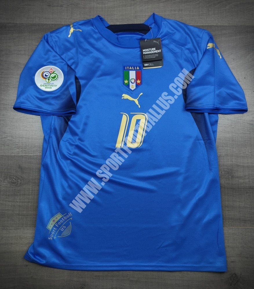 Retro Italy Home Champ Worldcup 2006 10 TOTTI_01