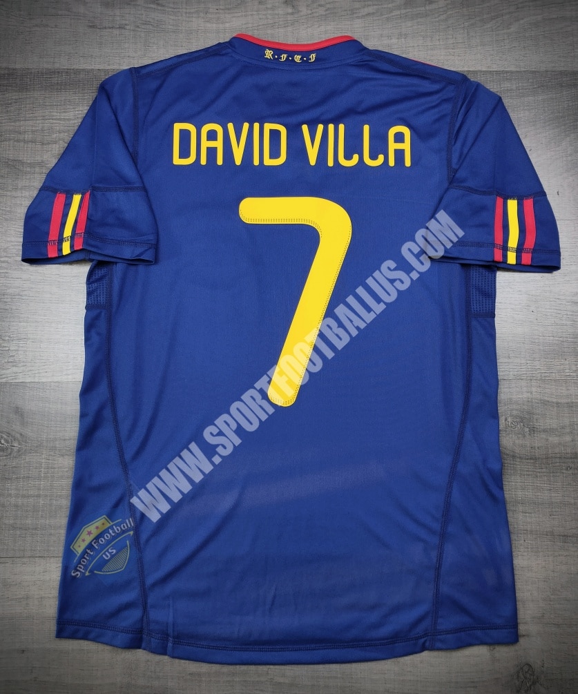Retro Spain Away WINNER FIFA World Cup 2010 7 DAVID VILLA_05