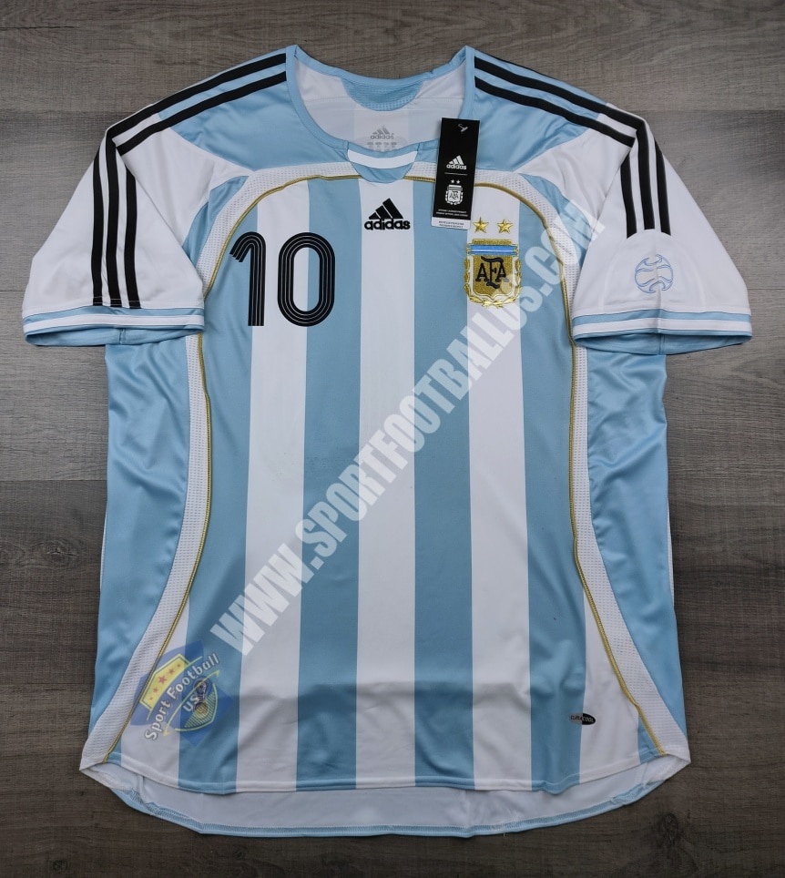 Retro Argentina Home FIFA Worldcup 2006 10 MARADONA_01