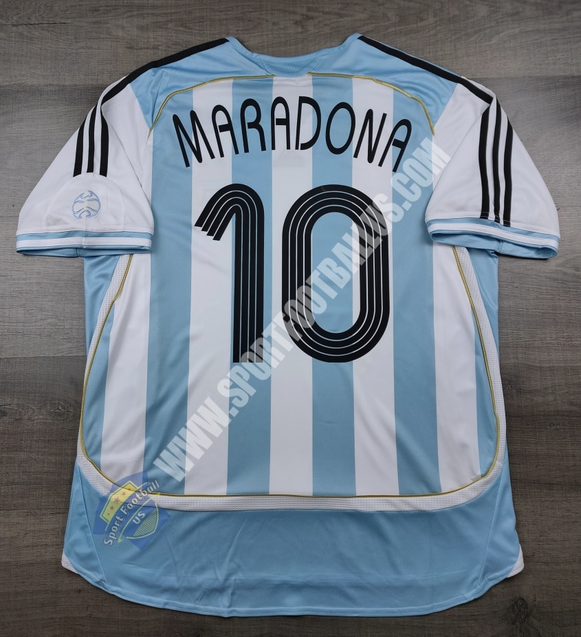 Retro Argentina Home FIFA Worldcup 2006 10 MARADONA_05