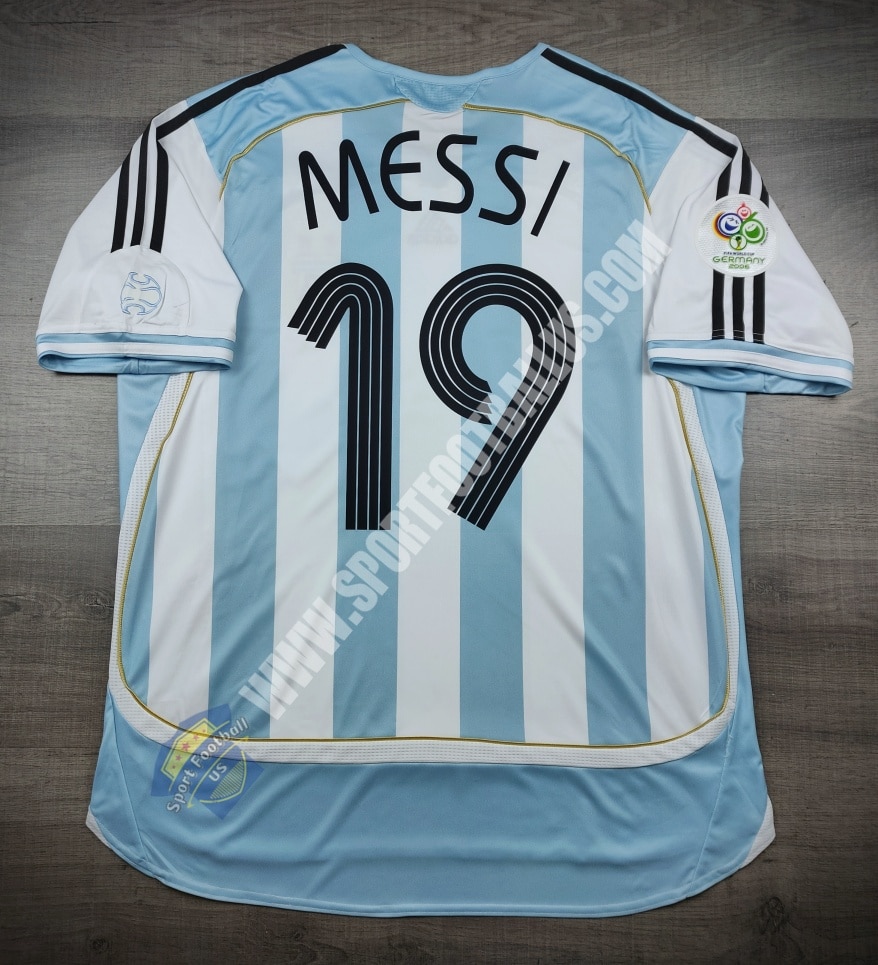 Retro Argentina Home FIFA Worldcup 2006 19 MESSI_05