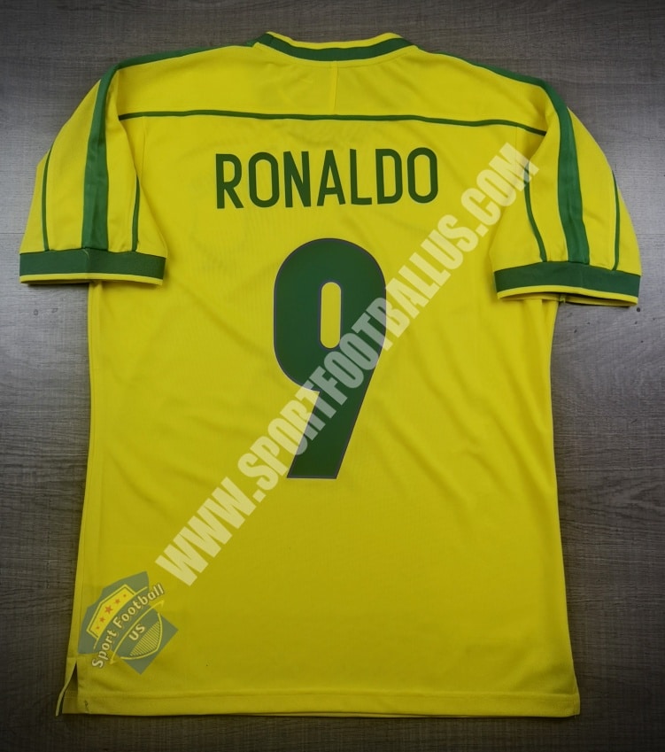 Retro Brazil Home Worldcup 1998 9 RONALDO_05