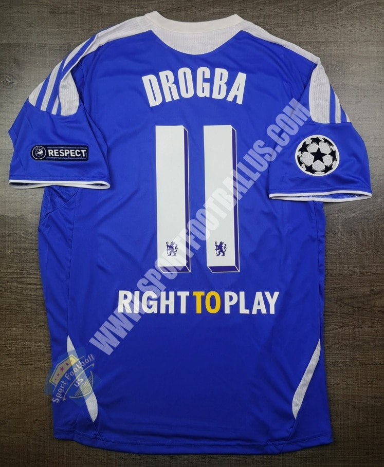 Retro Chelsea Home 2011-12 Champion Uefa Champion League With 11 DROGBA_01