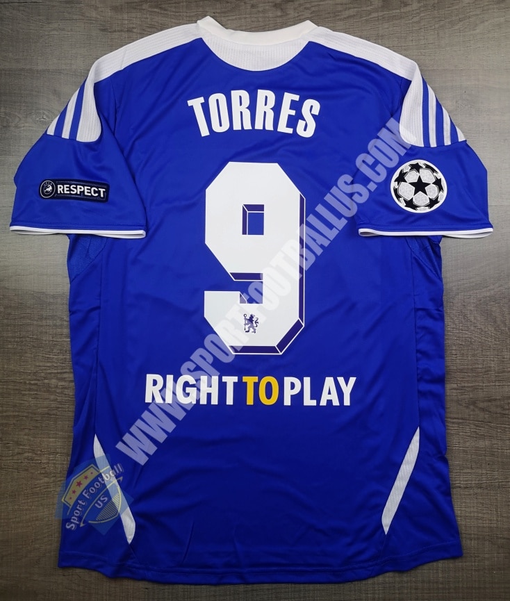 Retro Chelsea Home 2011-12 Champion Uefa Champion League With 9 TORRES_01