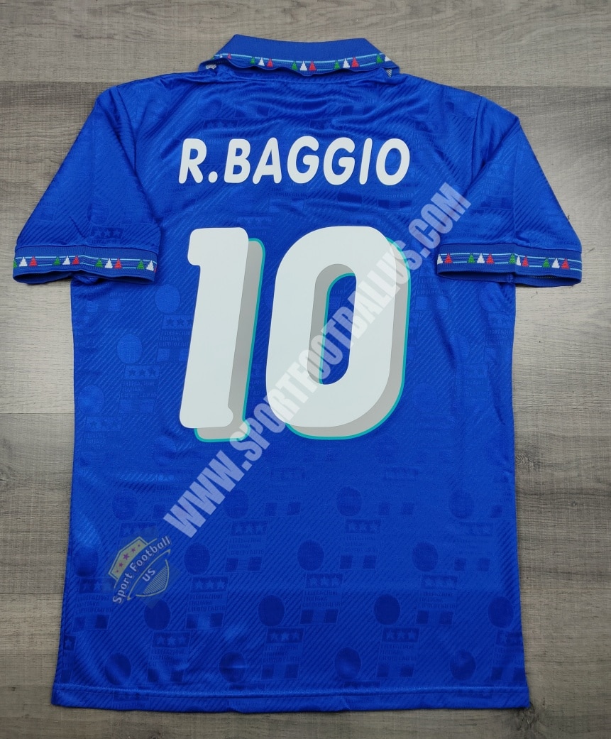 Retro Italy Home FIFA Worldcup 1994 10 BAGGIO_05