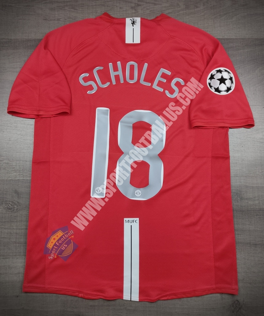 Retro Manchester United Home 2007-08 Final Moscow 18 SCHOLES_01