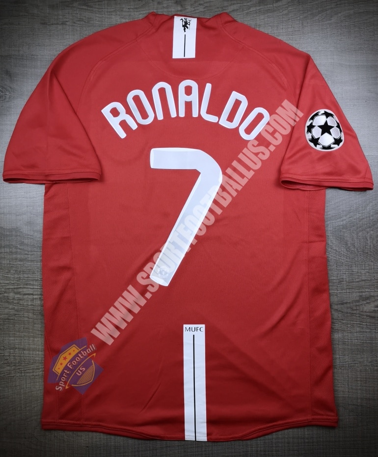 Retro Manchester United Home 2007-08 Final Moscow 7 RONALDO_01
