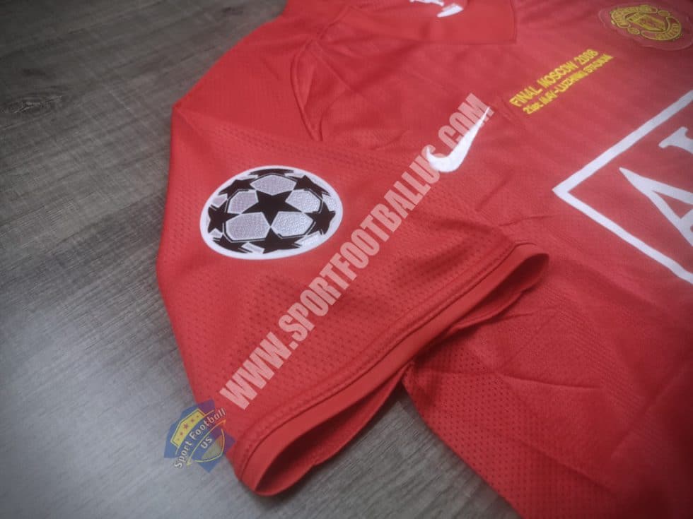 Retro Manchester United Home 2007-08 Final Moscow Wich Patch_03