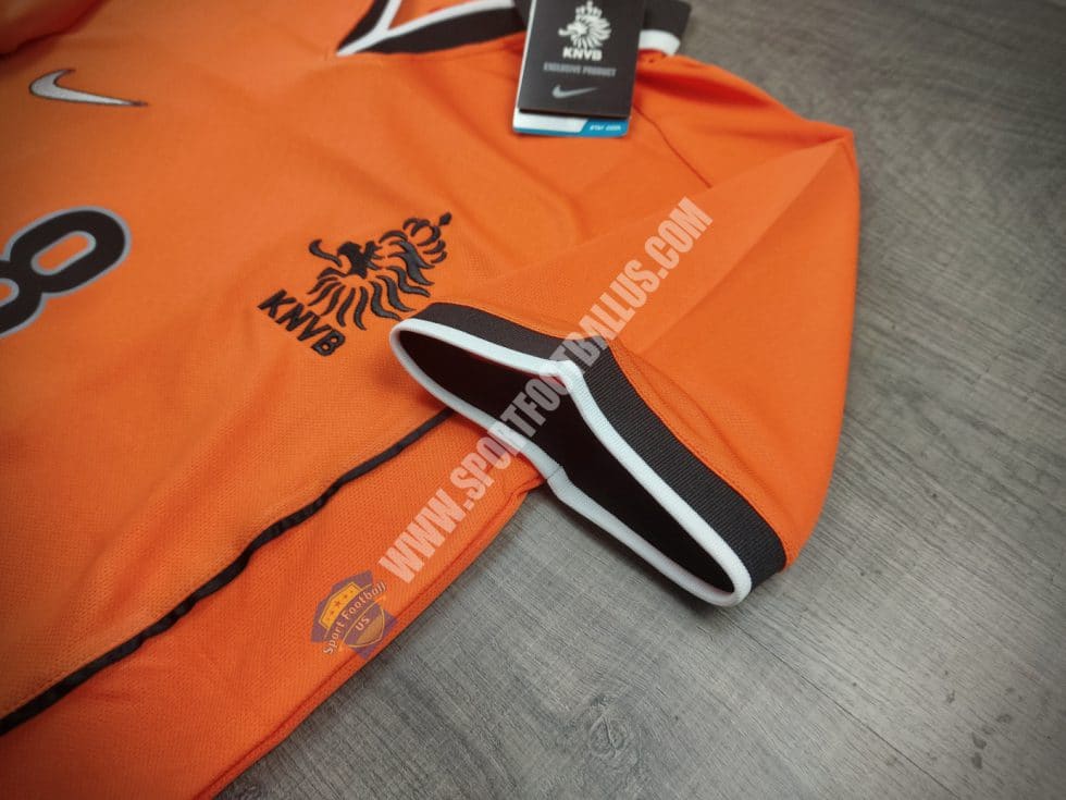 Retro Netherland Holland Home FIFA Worldcup 1998 8 BERGKAMP_04